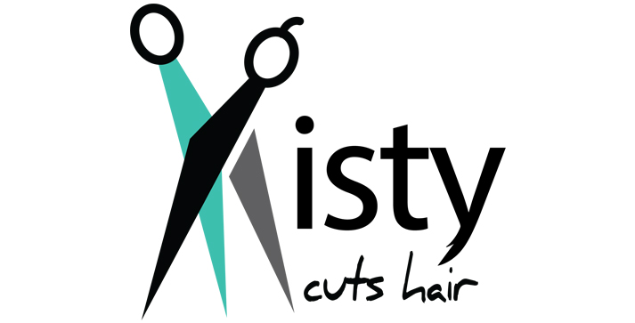 Misty Cuts Hair Logo Design