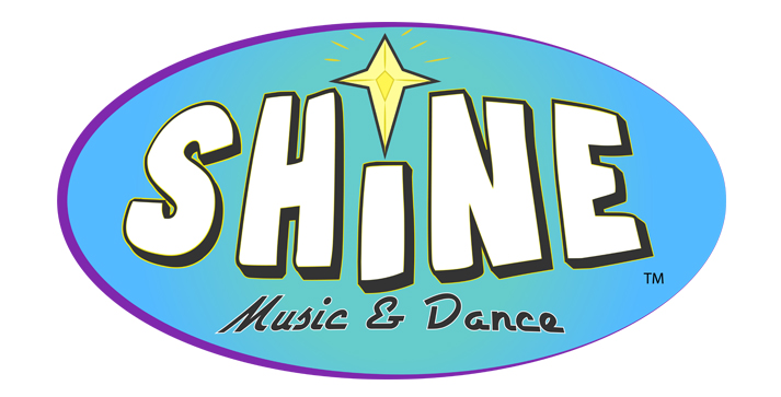 SHINE Music and Dance Logo Design